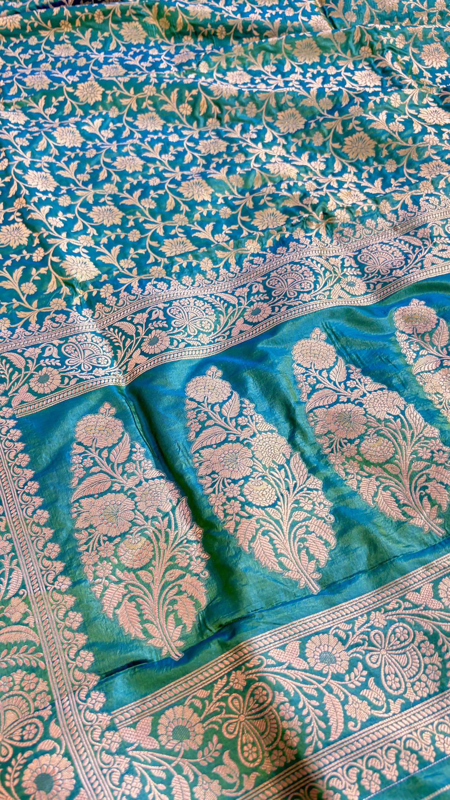 Pure Banarasi Katan Silk Saree for Weddings & Festivals