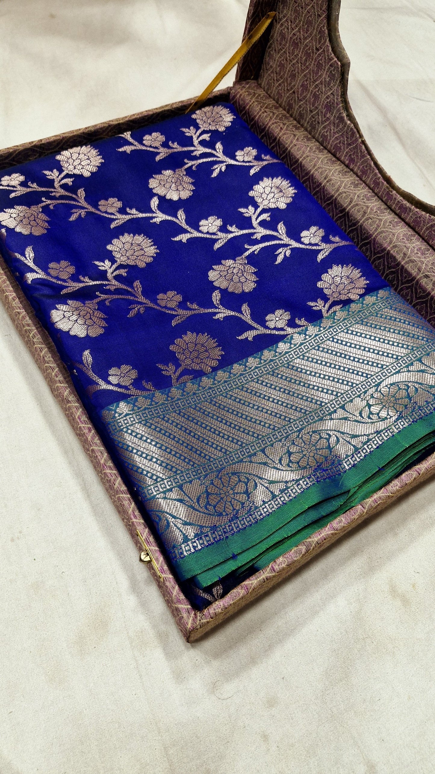Premium Banarasi Semi Silk Saree