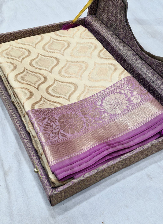 Premium Banarasi Semi Katan Silk Saree