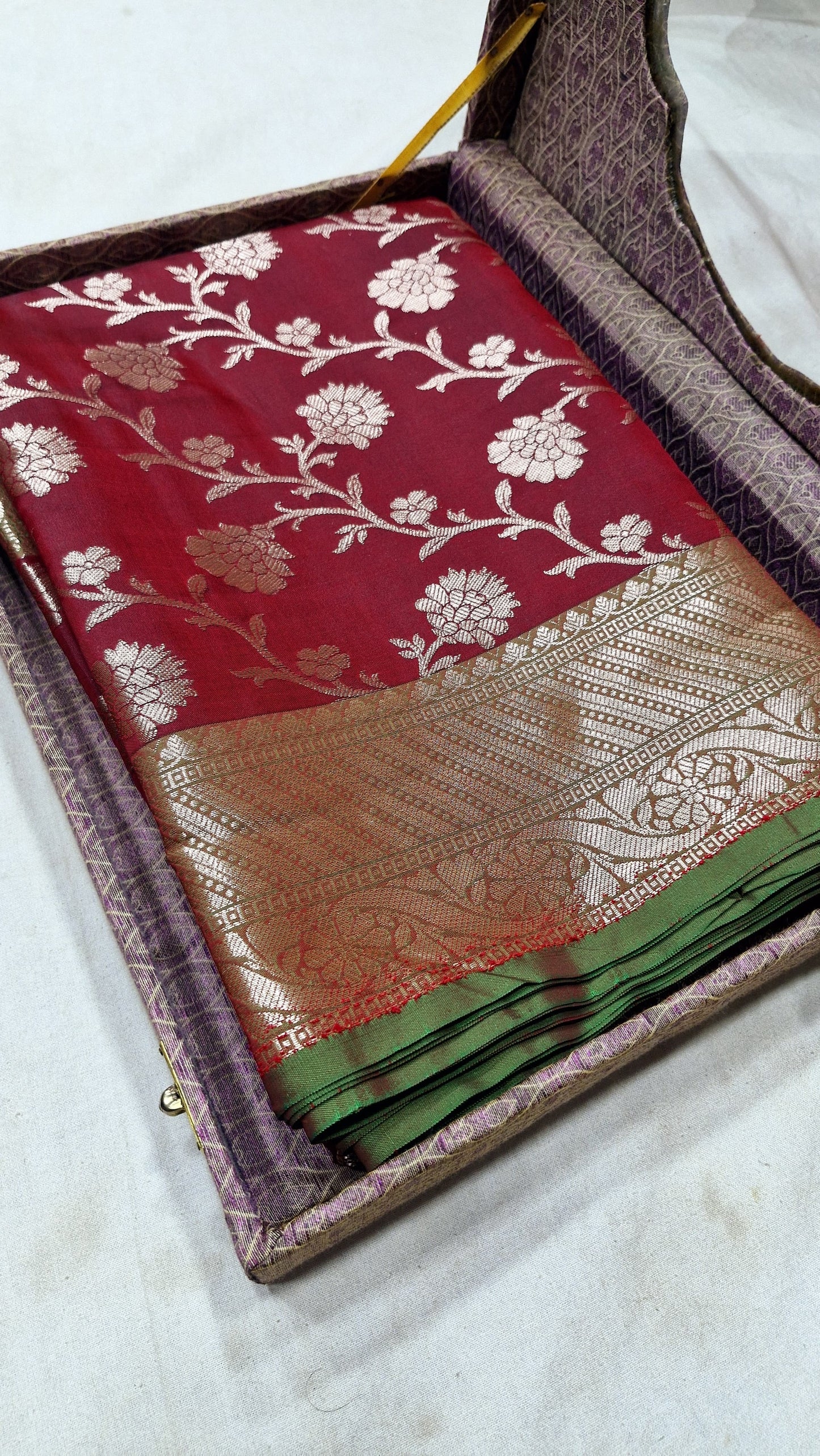Premium Banarasi Semi Silk Saree