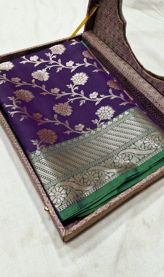 Premium Banarasi Semi Silk Saree