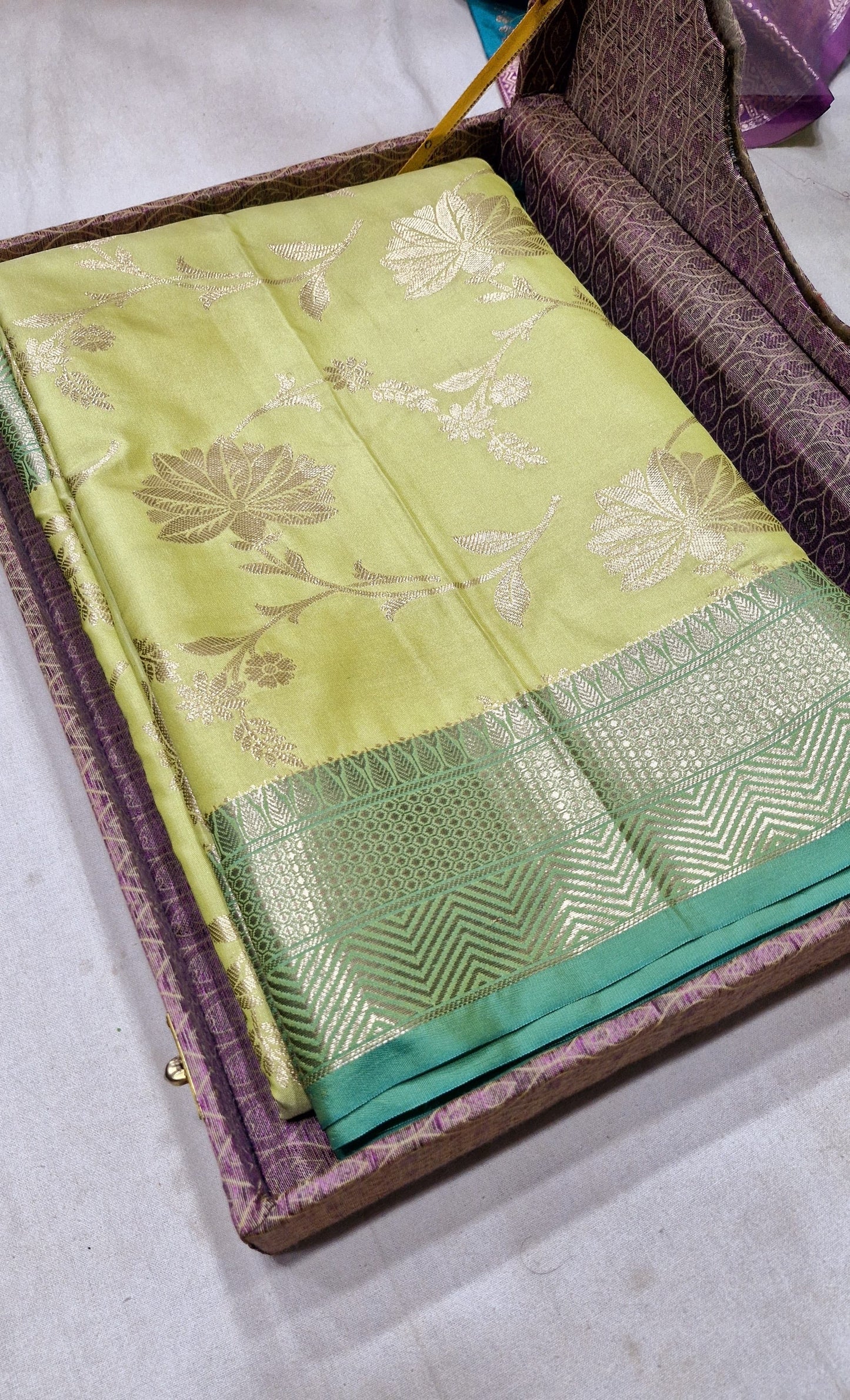 Premium Banarasi Semi Silk Saree with Zari Work